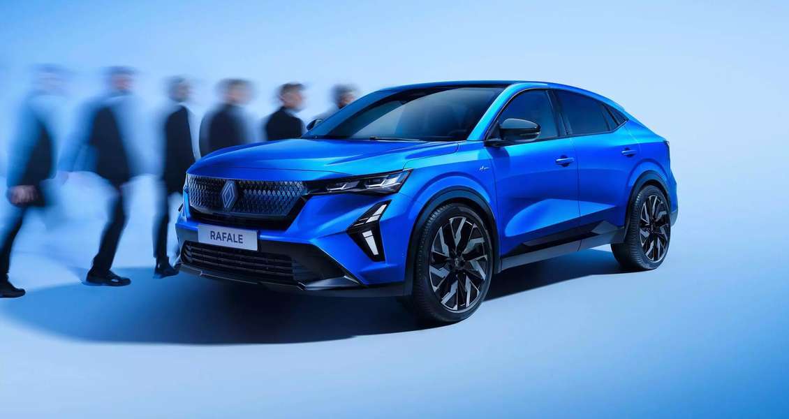 Der Renault Rafale in blau bei RRG.