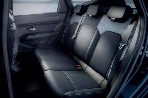 Die Dacia Bigster Rücksitze bei RRG.