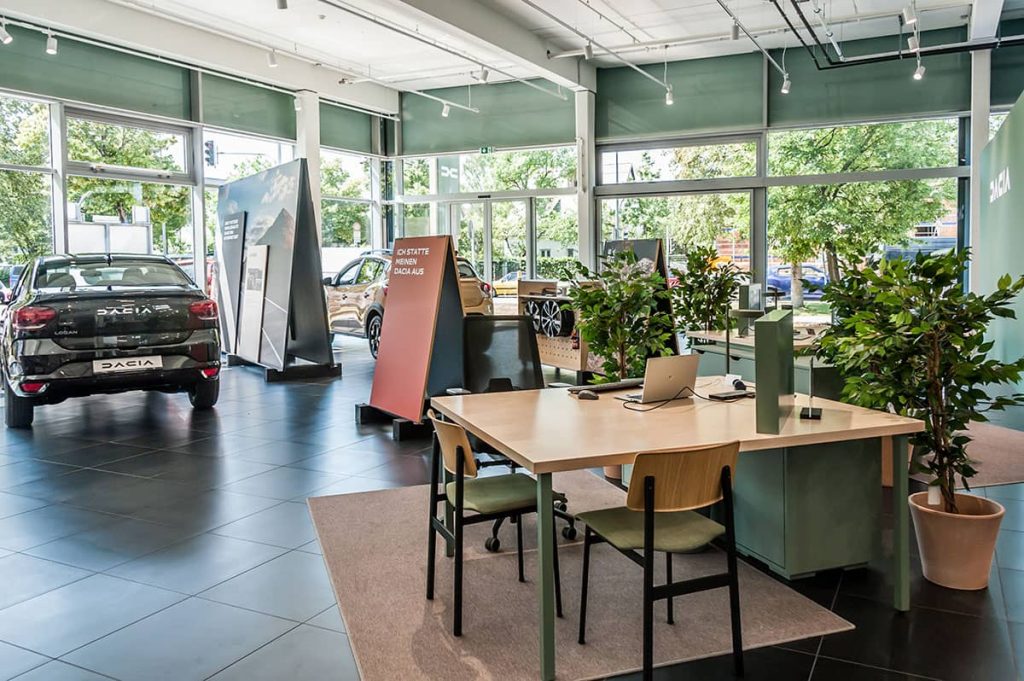 Dacia München Trudering Autohaus Innenraum