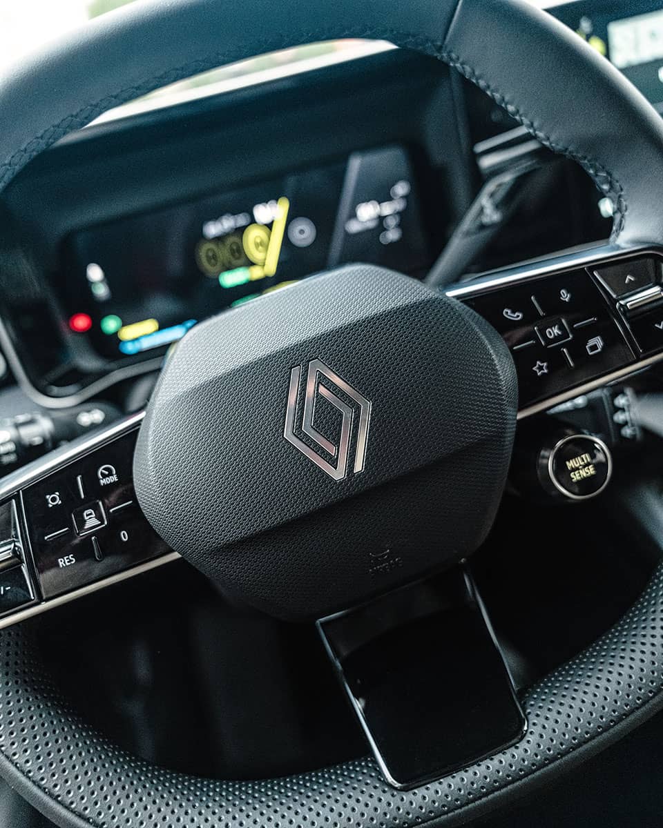 Das Lenkrad vom Renault R5 bei RRG.