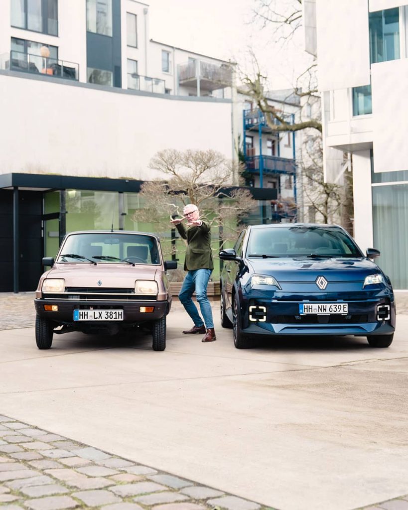 Nostalgiker zwischen dem alten und neuen R5 freut sich auf das Probe fahren