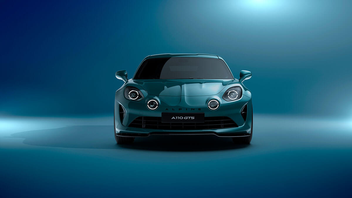 Alpine A110 Frontansicht