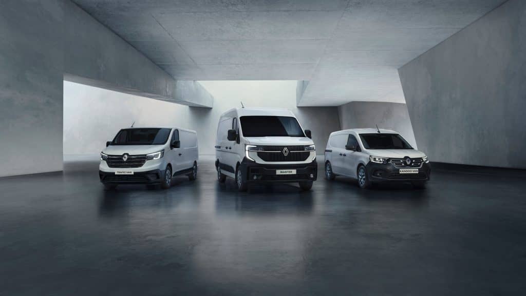 Renault Profi Wochen Header mit dem Trafic, Master und Kangoo
