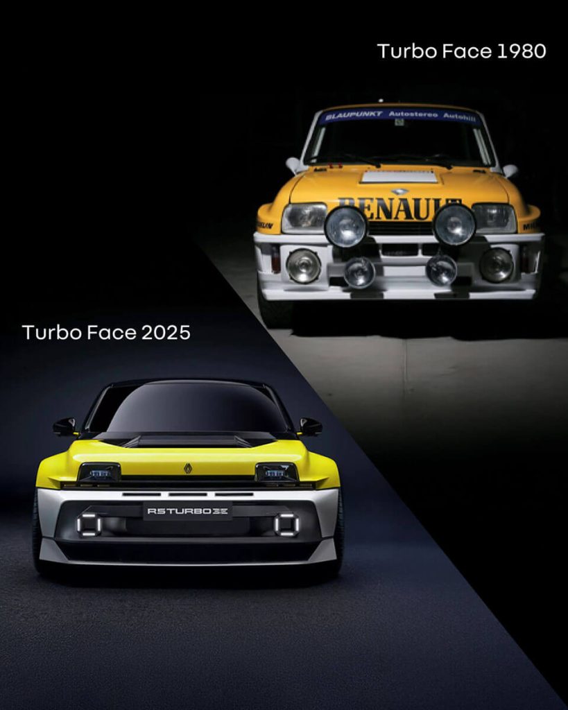 R5 Turbo alt und neu nebeneinander Frontansicht