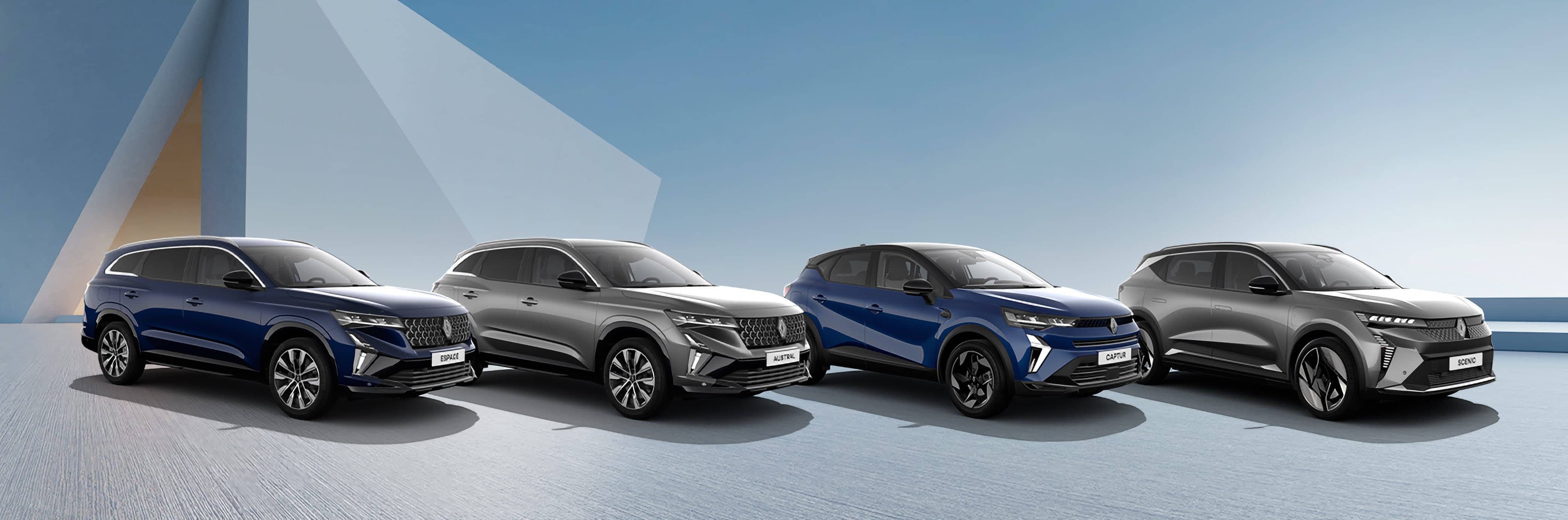 Renault SUV-Wochen Abbildung mit Captur, Austral, Espace und Scenic