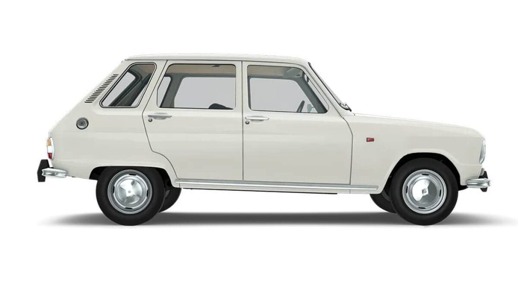 Alter R6 in weiß Seitenansicht