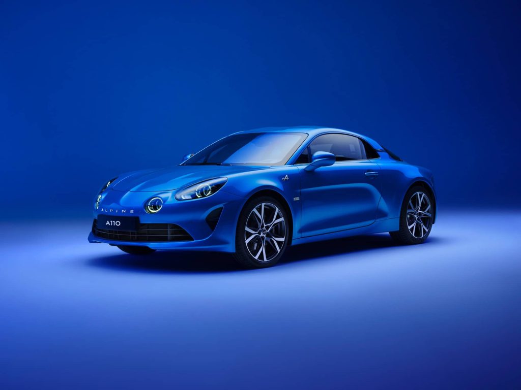 Alpine A110 in blau