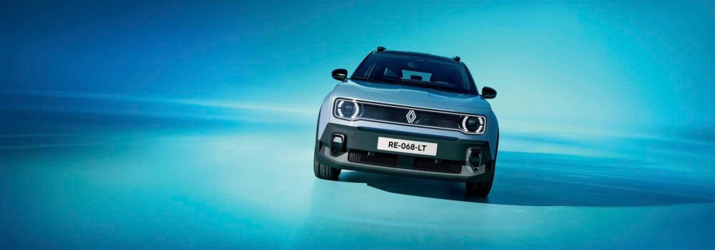 Renault R4 Slider Frontalansicht des Fahrzeugs