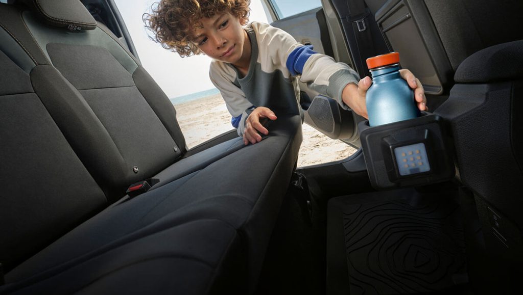 YouClip Zubehör mit Flaschenhalterung und Lampe