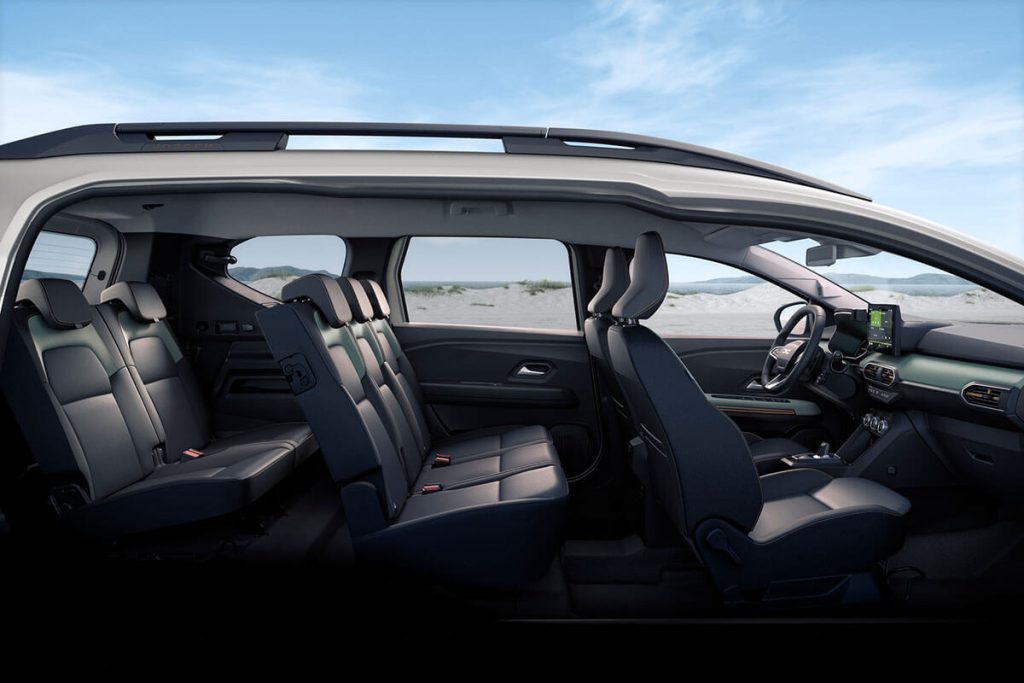 Dacia Jogger Querschnitt-Ansicht im 7-Sitzer