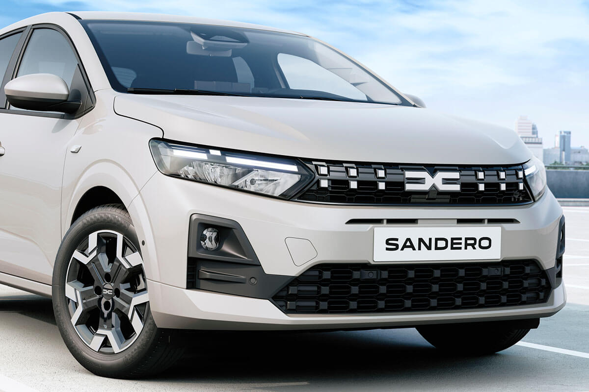 Dacia Sandero Facelift in Sandstone