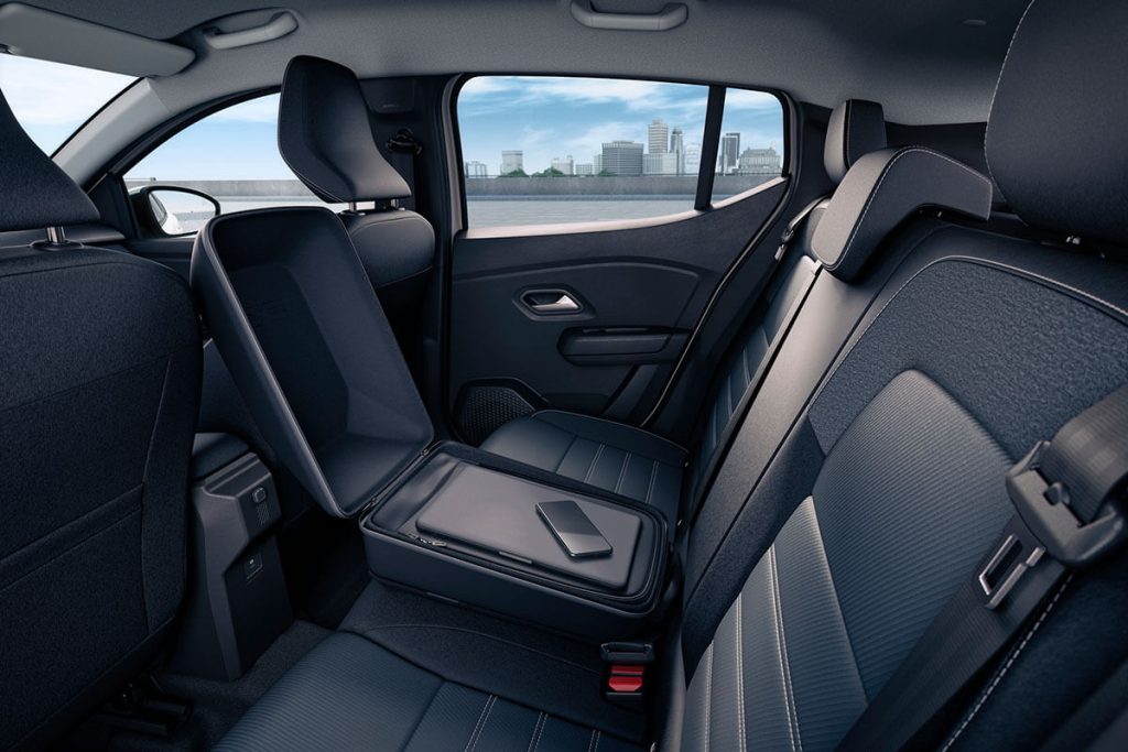 Dacia Sandero Rückbank mit Stauraum