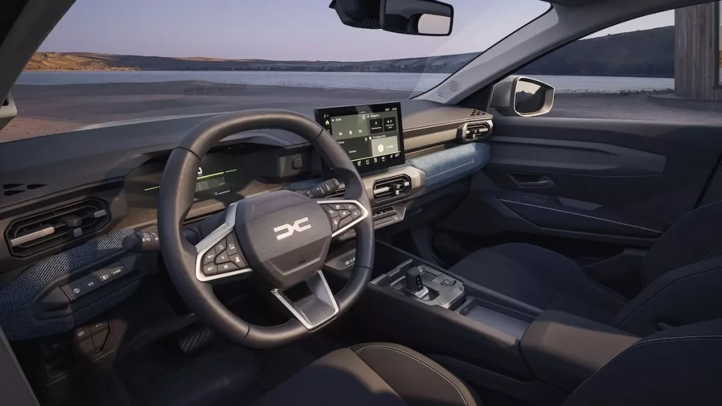 Das Cockpit mit Multimedia-Bildschirm im neuen Dacia Striker bei RRG!