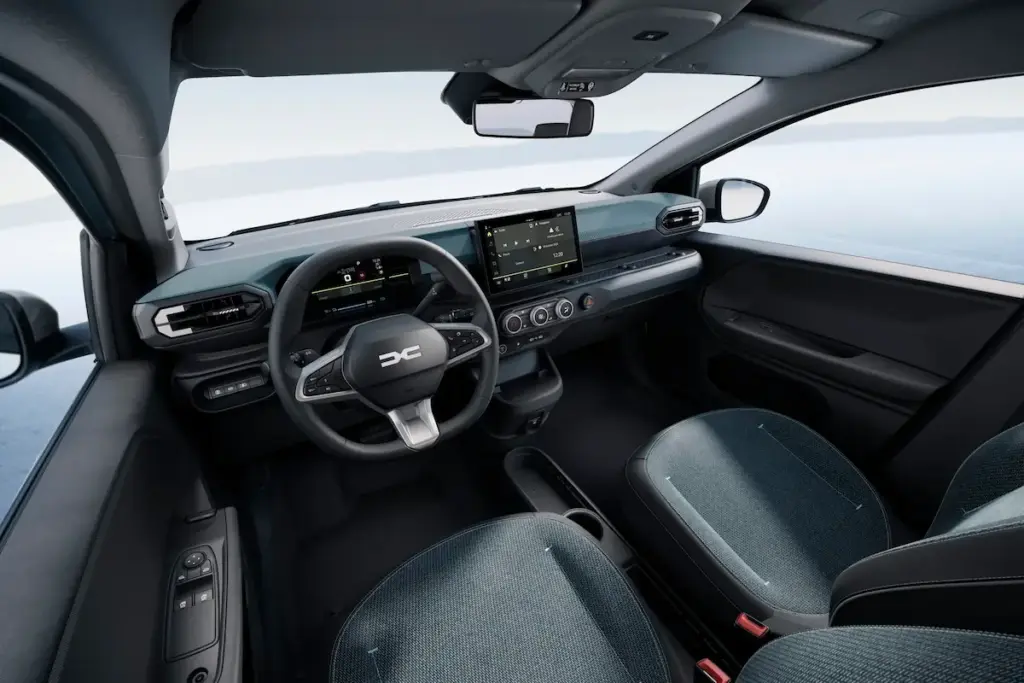 Das neue Dacia Spring Multimediasystem mit 10,1-Zoll-Touchscreen bei RRG.