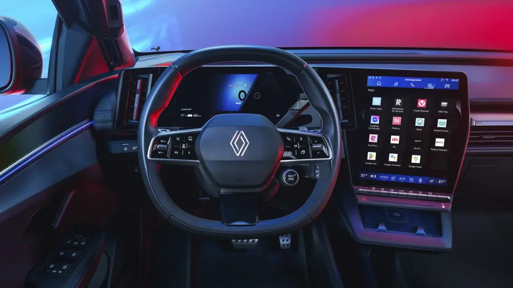 Der neue Renault Megane mit modernen Multimediasystem und OpenR link.